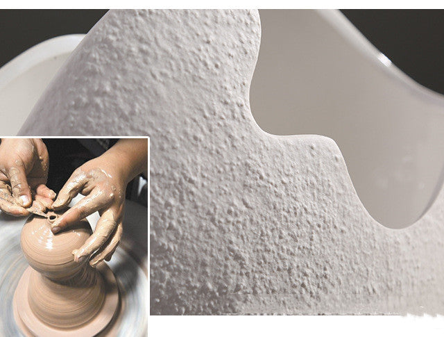 Eggshell Ceramic Vase