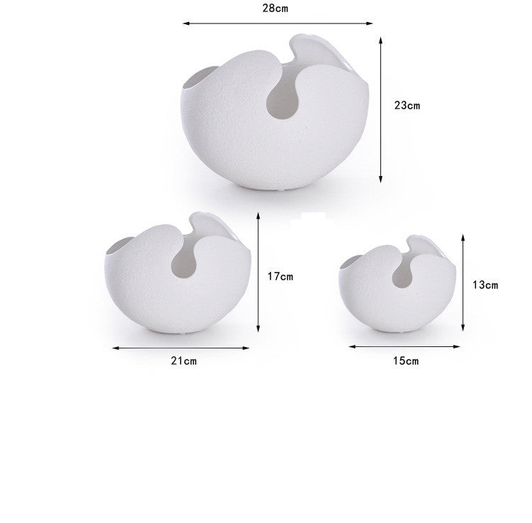 Eggshell Ceramic Vase